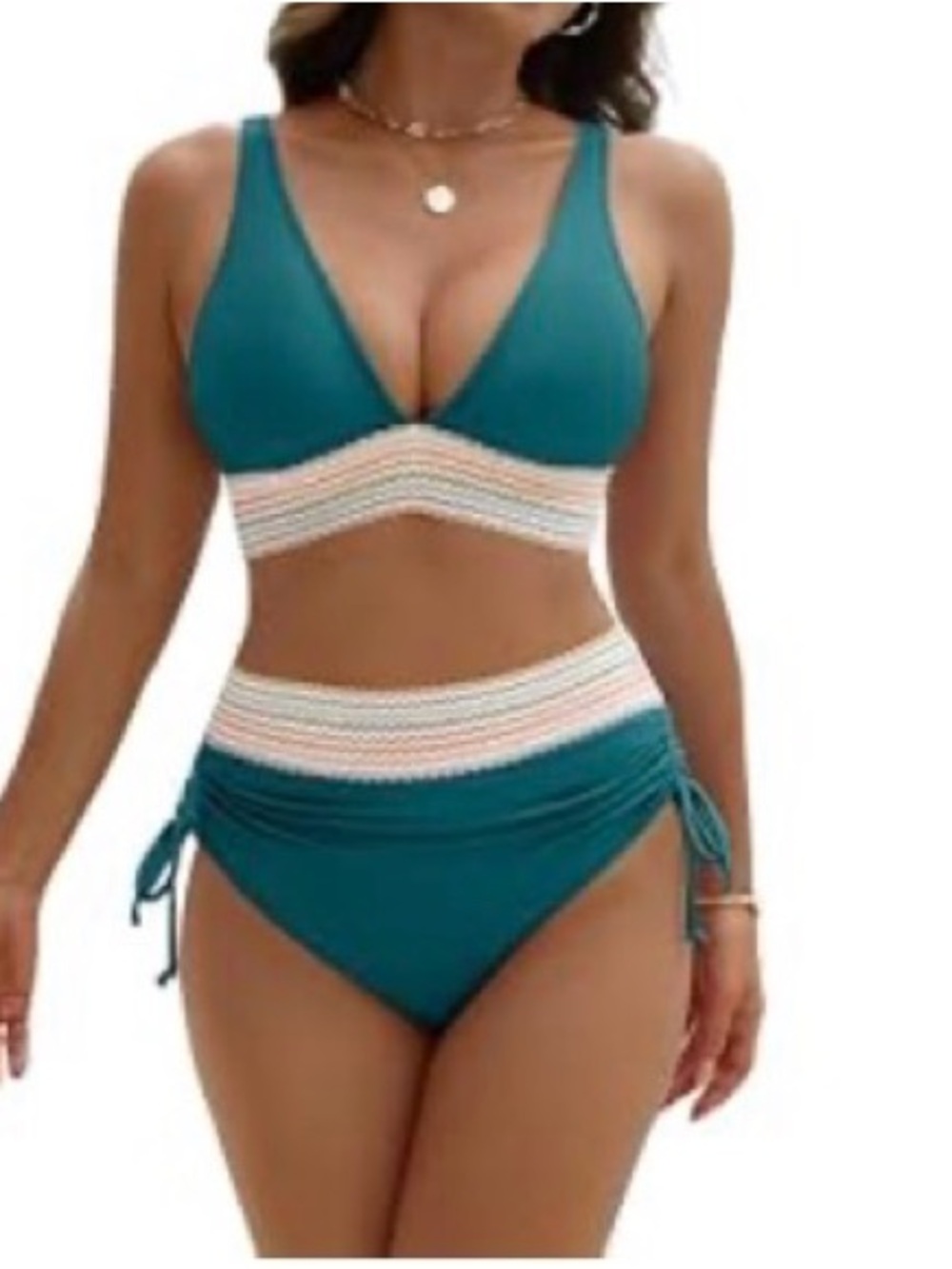 Womens High Waisted Bikini Set